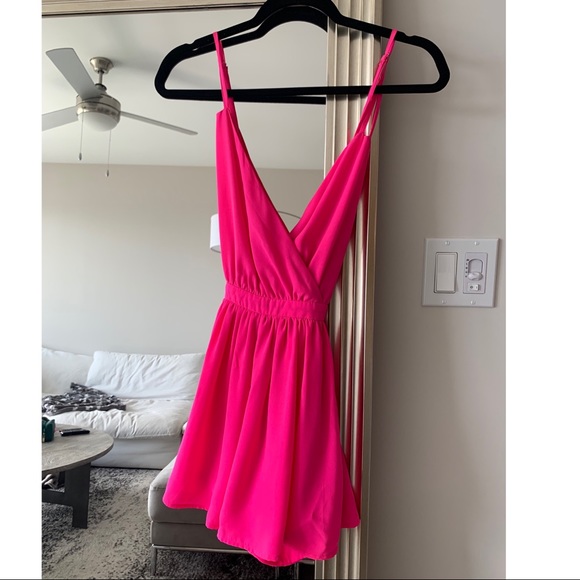 SOLD* Pink Romper Dress - Picture 4 of 5